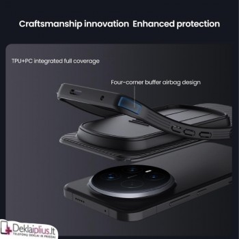 Nillkin Camshield Pro dėklas su uždaroma kameros apsauga (Huawei Honor Magic 8 Pro) Nillkin Camshield Pro dėklas su uždaroma kameros apsauga (Huawei Honor Magic 8 Pro)
